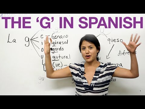 The letter G in Spanish Video