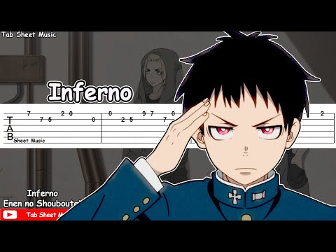 Fire Force (Enen no Shouboutai) OP 1 - Inferno Guitar Tutorial Video