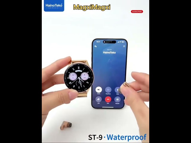 ساعة ذكية نسائية مع سماعة مدمجة من هاينو تيكو