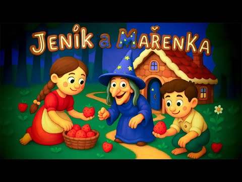 O Jeníčkovi a Mařence – Pohádka Perníková chaloupka | Audiopohádka na dobrou noc s kouzelnou animací