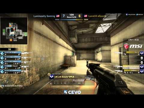 Luminosity Gaming vs LunatiK eSports Game 2 (CEVO-P CS:GO Season 7) - Misled & LATORR
