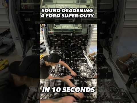 Sound Deadening A Ford Super-Duty In 10 Seconds