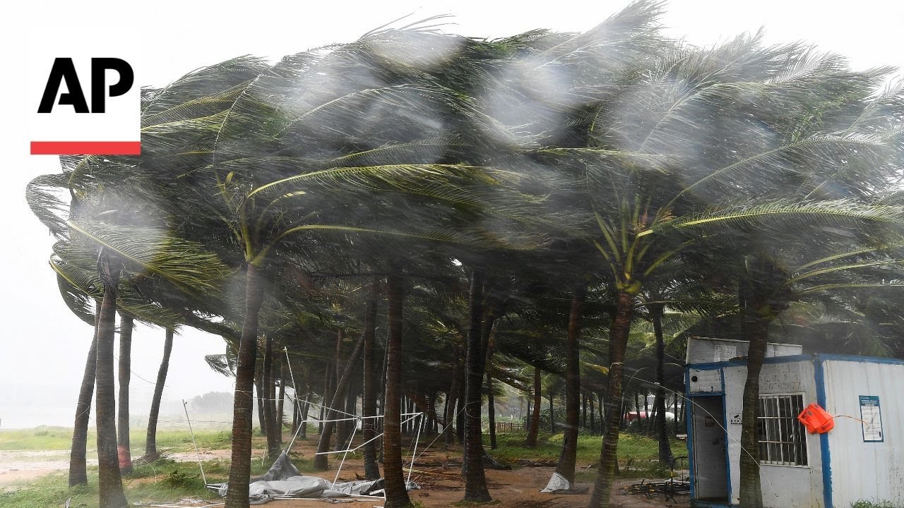 Intense winds threaten homes as Typhoon Yagi makes landfall in northern Vietnam