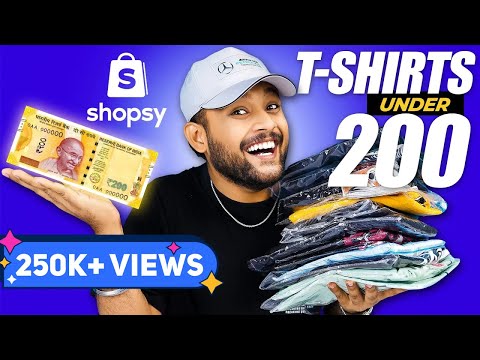 10 BEST T-SHIRTS UNDER 200 FOR MEN on Shopsy 🔥...