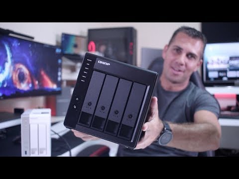 QNAP TR-004 diskų masyvas Juoda video