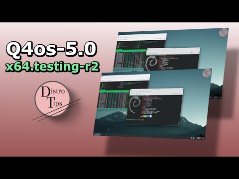 Take a peek at this linux Q4os 5 0 x64 testing r2.