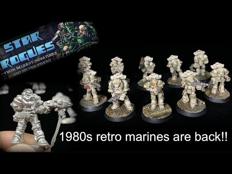 rogue trader space marines are back! retro marine vibes with the star rogues
