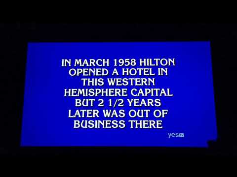 Final Jeopardy (1/8/19) 1-day Canadian Champion loses his SECOND game