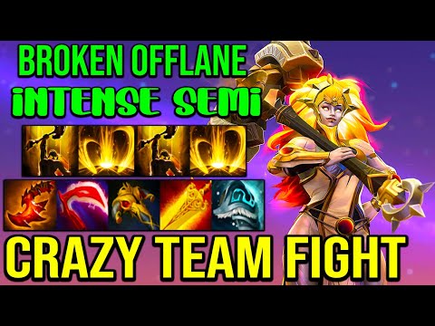 BROKEN OFFLANE - INTENSE SEMI CARRY DAWN BREAKER - CRAZY TEAM FIGHT - DOTA 2 GAMEPLAY