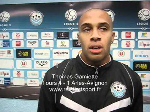 Thomas Gamiette, Tours - Arles-Avignon J15 Ligue2 le 25 11 2011.wmv