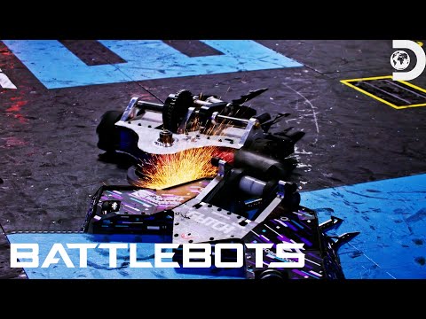 DISARMED! Retrograde vs Glitch! | Battlebots | Discovery
