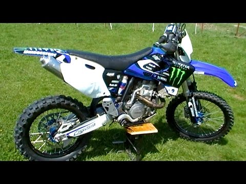 Yamaha WR450 BIG Project Bike - complete rebuild motor & New Look