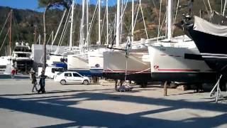 preview picture of video 'Marinturk Marina, Gocek Villaga Port Boatyard'