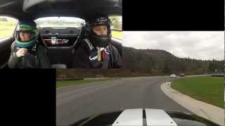 preview picture of video 'Hot Lap Rides at Lime Rock Park 2012-10-27'