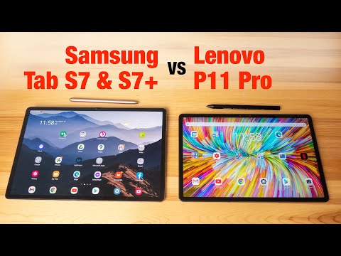 Lenovo P11 Pro vs Samsung Tab S7 & S7+