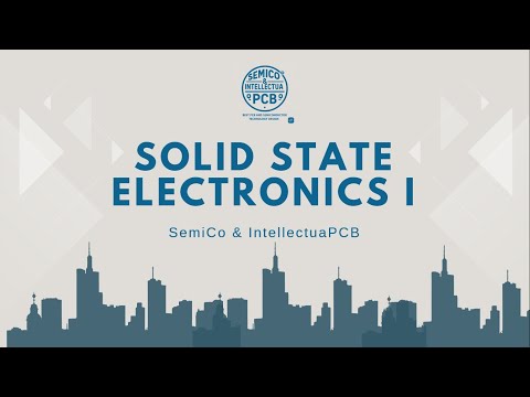 Course Introduction  Solid State Electronics I