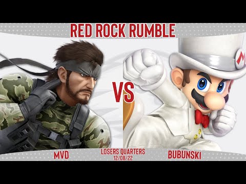 RRR Monthly #1 - MVD (Snake) VS. Bubunski (Mario) - Losers Quarters - Smash Ultimate