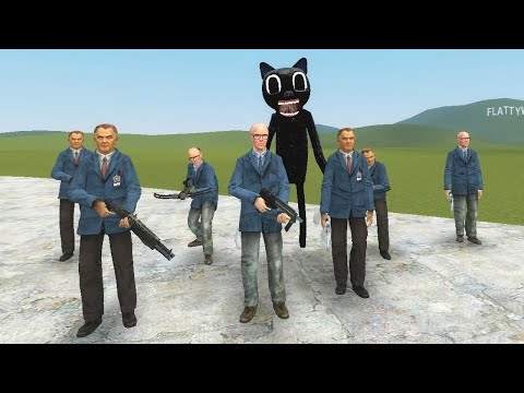 CARTOON CAT VS HUMANS [Trevor Henderson] Garry's Mod