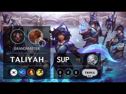 Taliyah Support vs Janna - KR Grandmaster Patch 9.16
