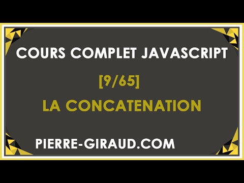 COURS COMPLET JAVASCRIPT 1 65 Présentation du cours JavaScript
