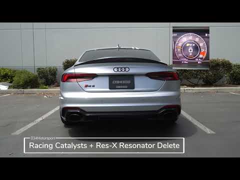 Sound Clips: 034Motorsport Res-X Resonator Delete for the B9/B9.5 Audi RS5