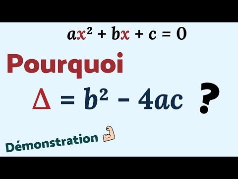 WHY is Δ = b² - 4ac?