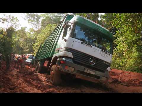 La pire route qu'on puisse trouver au Congo !