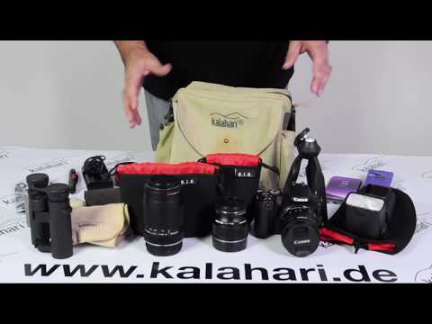 kalahari MOLOPO K-41i Canvas Fototasche Multifunktionstasche