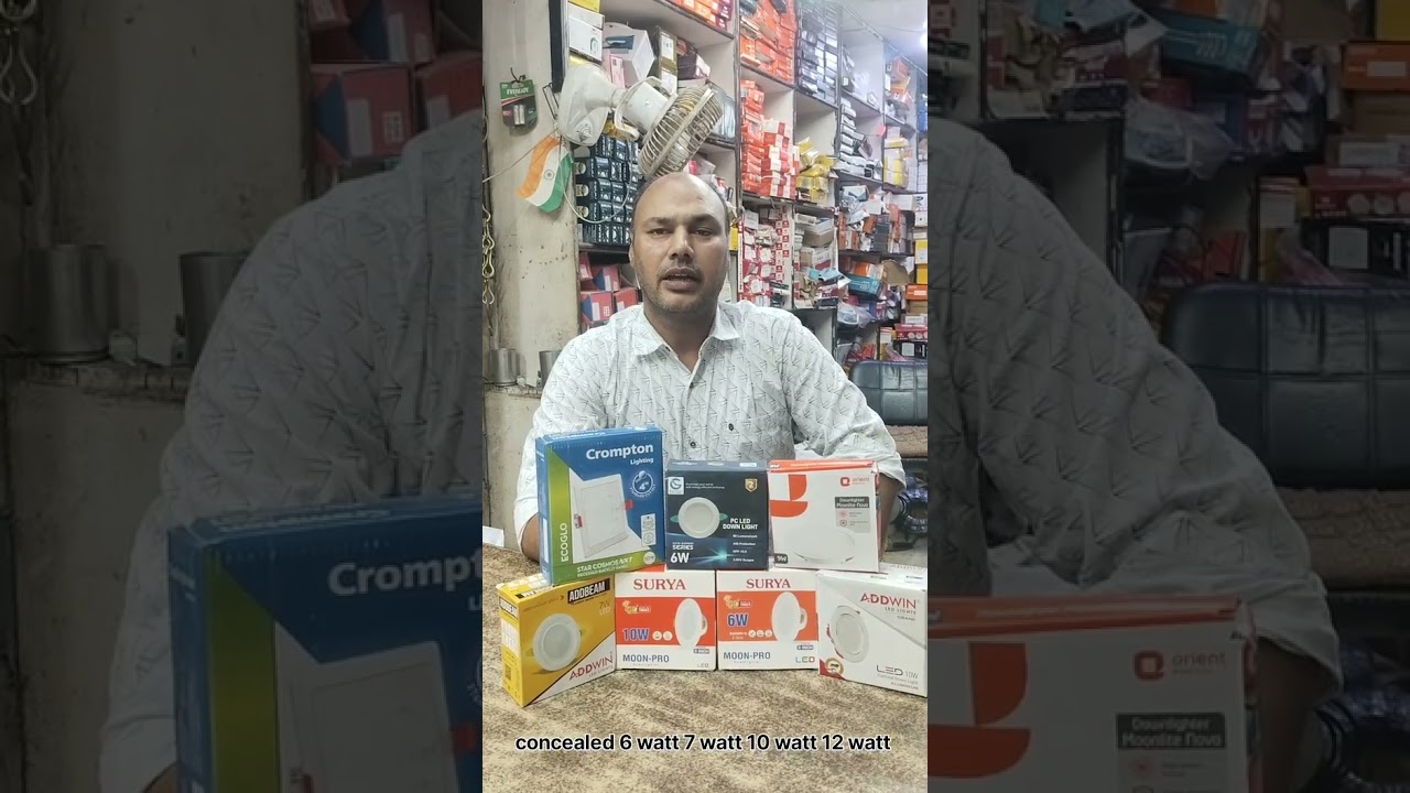 Unveiling the Power: Comparing 6W, 7W, 10W, and 12W Concealed LED Lights from Orient, Surya, Havells