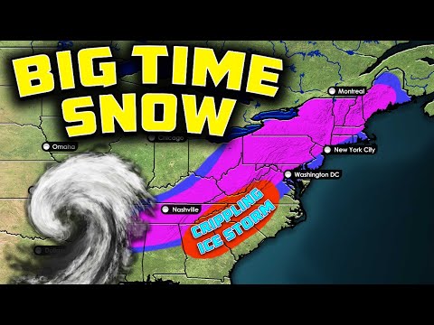 MAJOR Winter Storm Izzy Continues To Grow Bringing an EXTREME Ice Storm With It