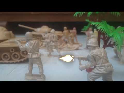 Army Men "Plastic of War 1" |Tan vs Green| Battle