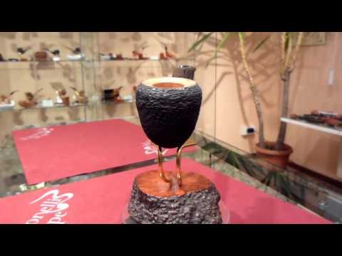 Pipa radica half bent fatta a mano - www.paronellipipe.it