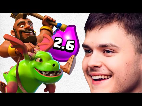 The NEW BEST 2.6 Hog Cycle Deck in Clash Royale