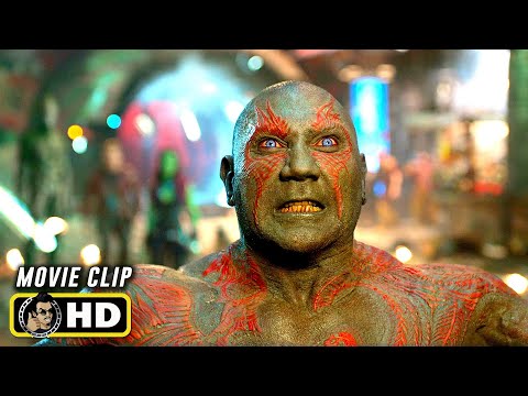 GUARDIANS OF THE GALAXY (2014) "Drax Vs. Ronan" Full Fight IMAX Clip [HD] Marvel