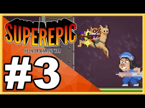 SuperEpic: The Entertainment War WALKTHROUGH PLAYTHROUGH LET'S PLAY GAMEPLAY - Part 3