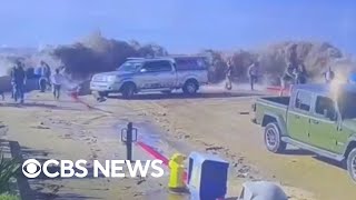 Watch massive waves in California crash along coast, flood streets