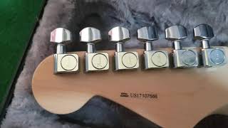 Video thumbnail for Fender American Professional Stratocaster Maple Fingerboard - Antique Olive Green S-S-S by ZTPA Rokhum