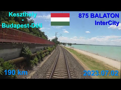 Route Keszthely-Fonyód-Siófok-Székesfehérvár-Budapest Déli, 875 BALATON IC (Keszthely-Bp.Déli)