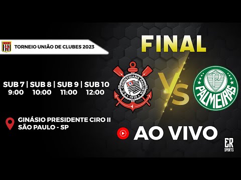 Corinthians x Palmeiras | AO VIVO | Final do Torneio União de Clubes SUB 10 | 26/11/2023