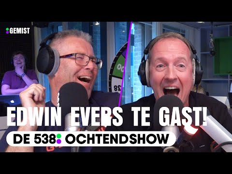 Edwin Evers te gast in De 538 Ochtendshow! 💚💜 | 538 Gemist
