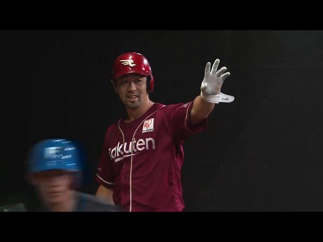 【4回表】低めを巧く捉えた!! イーグルス・阿部寿樹の今季第9号ソロアーチで点差を広げる!!  2024年8月28日 北海道日本ハムファイターズ 対 東北楽天ゴールデンイーグルス