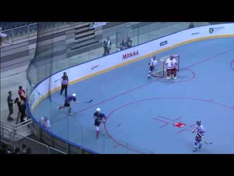 Slovakia vs USA 2011 World Ball Hockey Championships in Bratislava, Slovakia