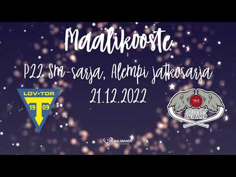 Maalikooste Loviisan TOR  - Sudet SB (P22 Sm-sarja, Alempi jatkosarja 21.12.2022)