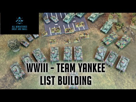 Team Yankee - List Building 101 -USMC