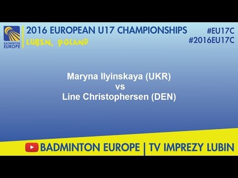 #2016EU17C Lubin- QF WS - Maryna Ilyinskaya (UKR) VS Line Christophersen (DEN)