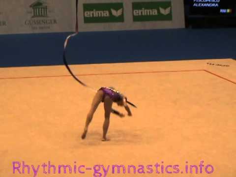 Alexandra Piscupescu Ribbon European Championships Vienna 2013