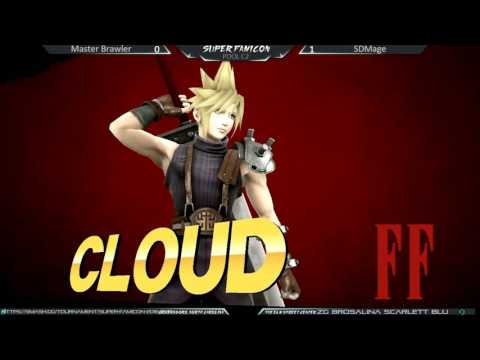 Famicon 2016 Smash 4- Master Brawler (Cloud) vs SD Mage (Ike, Cloud, Robin) Pools