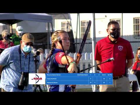 2020 SoCal Showdown Recurve Women's Gold Final (Casey Kaufhold vs. Mackenzie Brown)