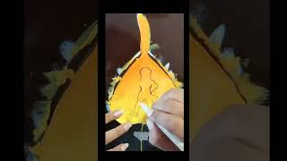 peepal tree leaf art . Hanuman...Jai hanuman 🙏