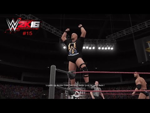 WWE 2K16 :  The Rock Vs Steve Austin - Wrestlemania 15  - Showcase 15